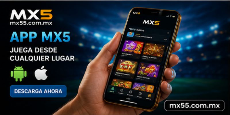 Aplicación móvil MX5 compatible con Android e iOS para jugar desde cualquier lugar