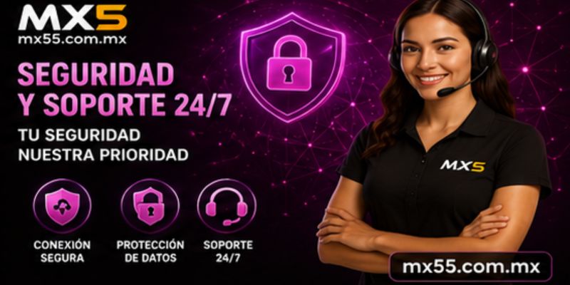 Seguridad y soporte al cliente 24/7 en MX5 México para una experiencia confiable
