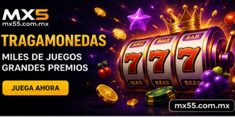 Tragamonedas MX5 con cientos de slots, jackpots y juegos de casino online