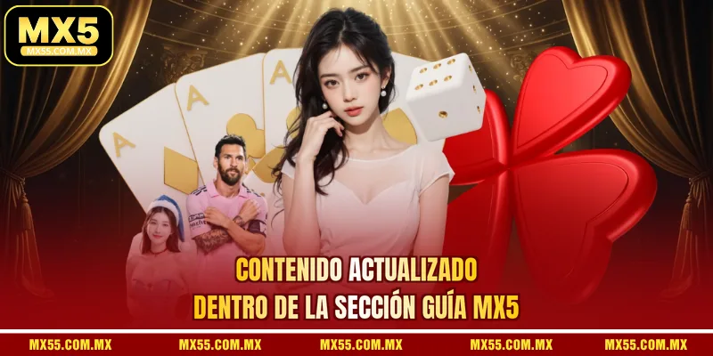 Contenido actualizado dentro de la sección Guía MX5