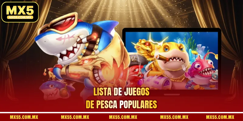 Lista de juegos de pesca populares