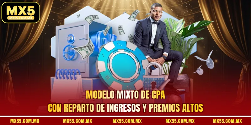 Modelo mixto de CPA con reparto de ingresos y premios altos