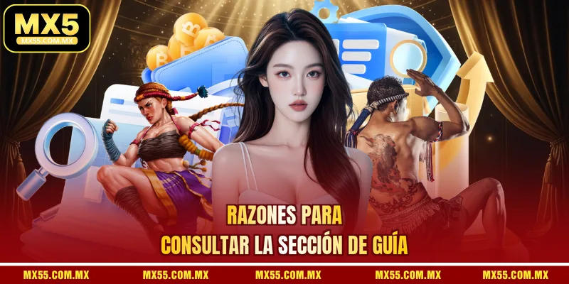 Razones para consultar la sección de guía